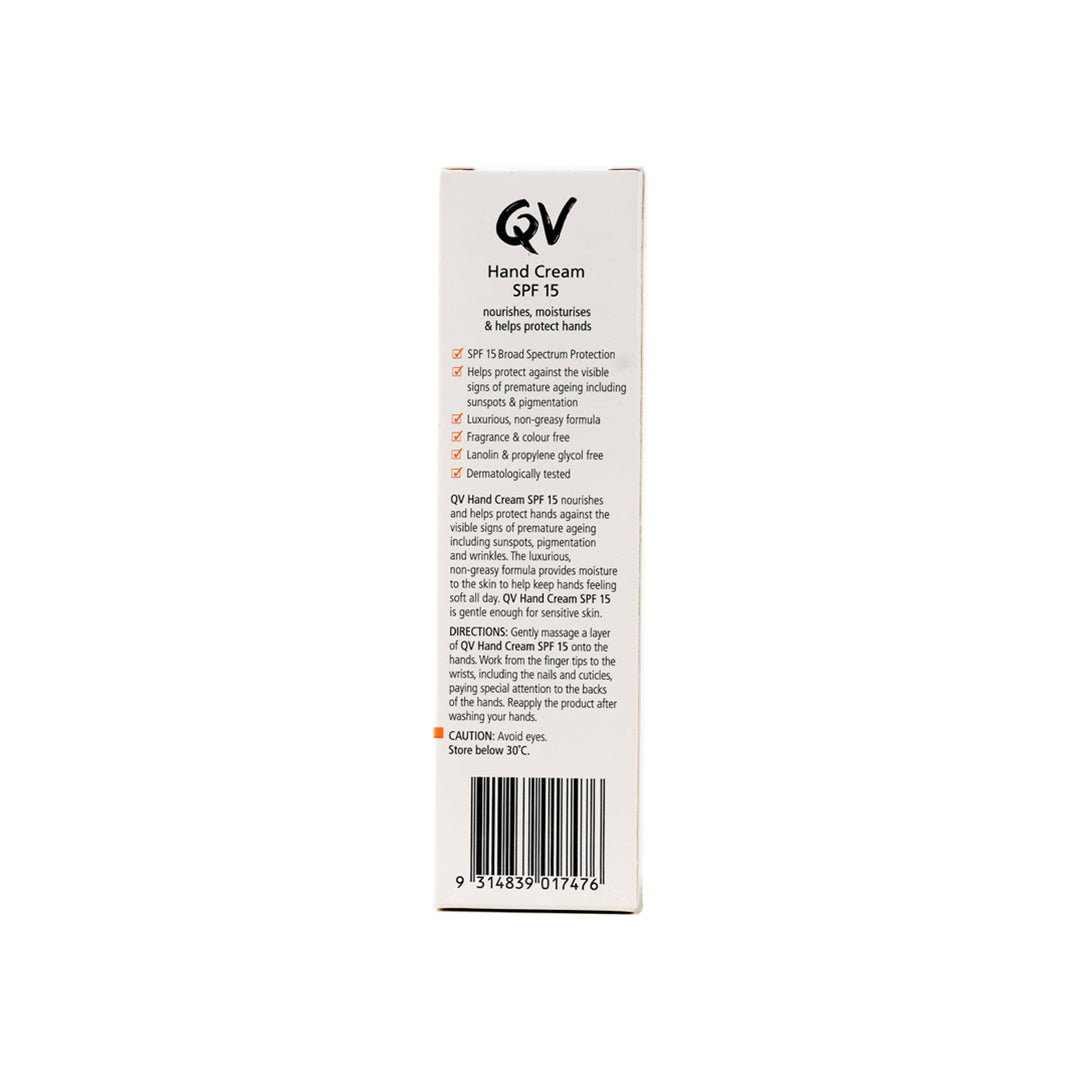 QV HAND CREAM SPF15 50GM