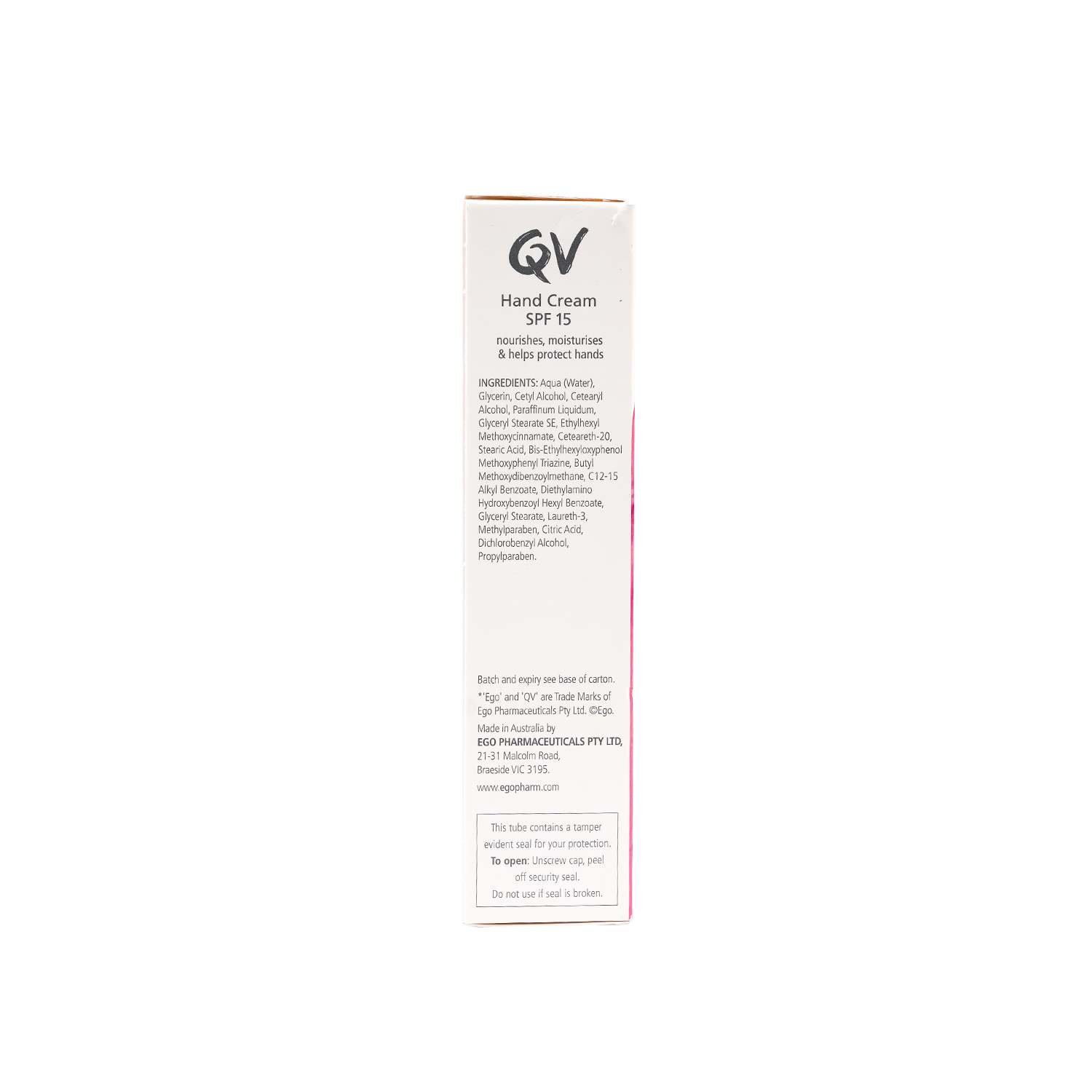 QV HAND CREAM SPF15 50GM