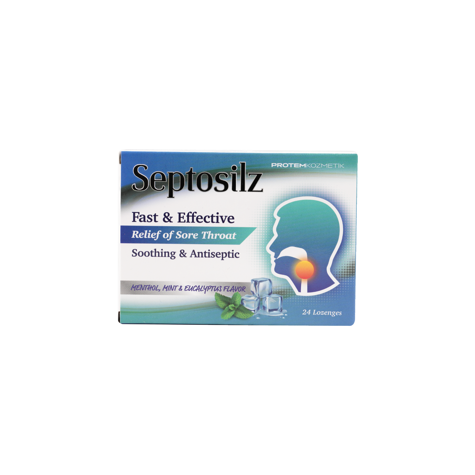 SEPTOSILZ MENTHOL,MINT & EUCALYPTUS 24LOZ