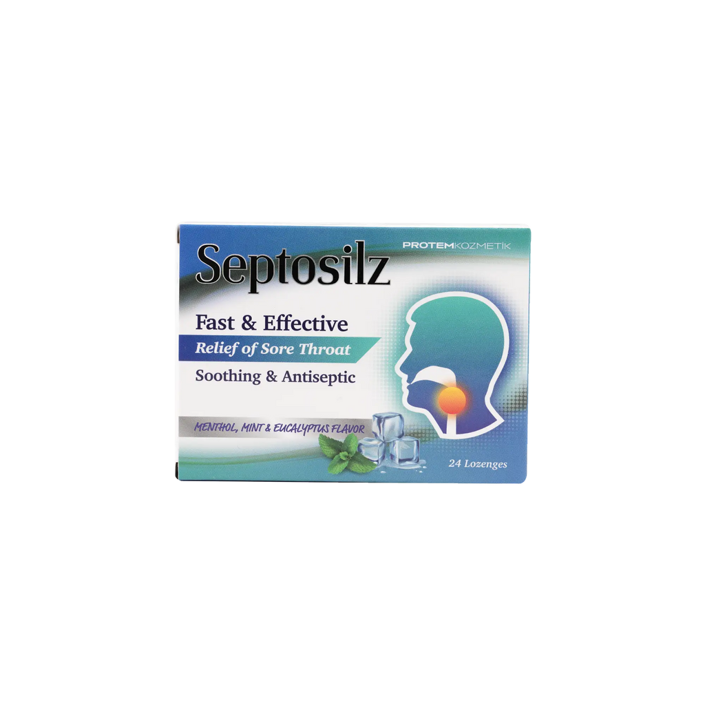 SEPTOSILZ MENTHOL,MINT & EUCALYPTUS 24LOZ