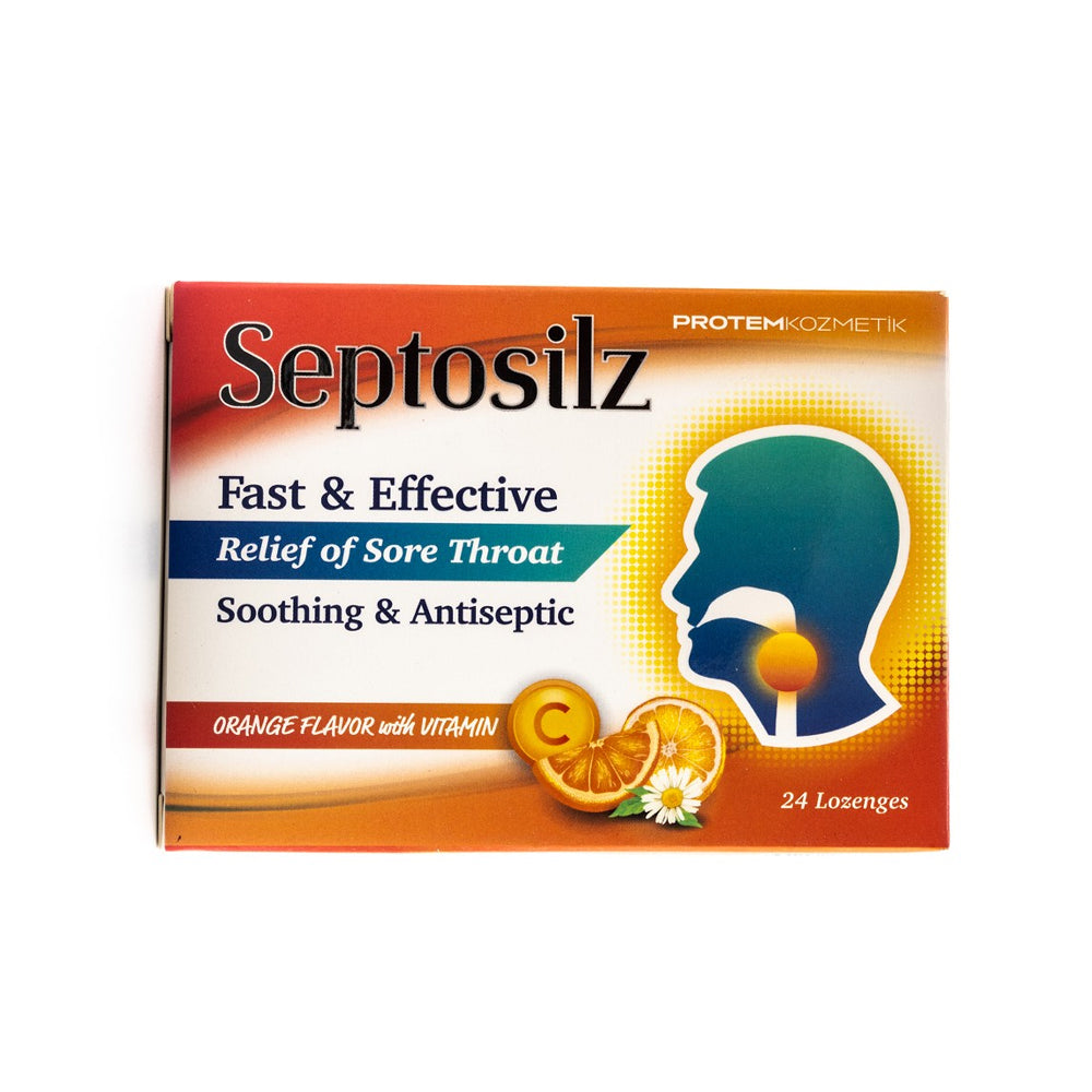 SEPTOSILZ ORANGE WITH VIT-C 24LOZ