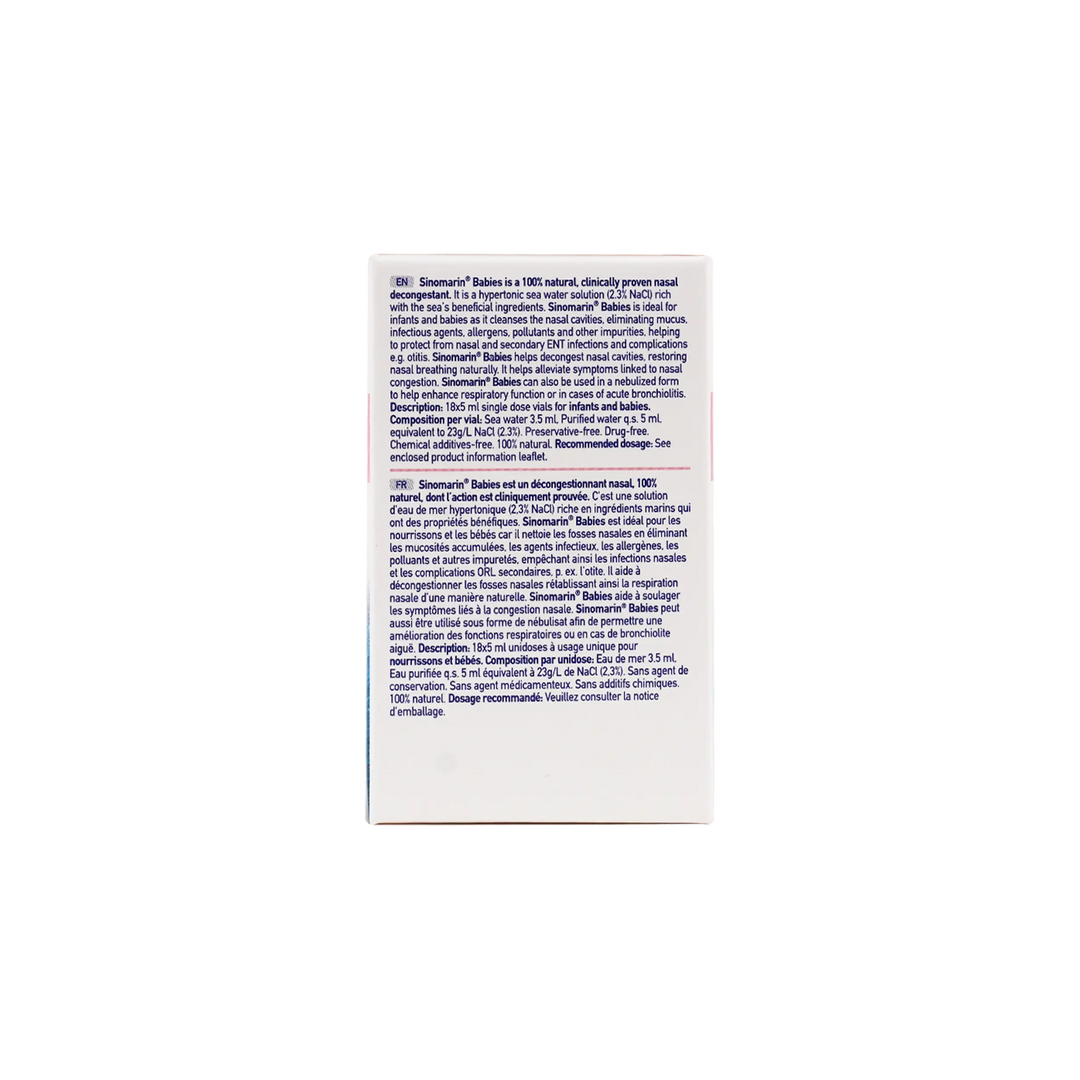 47265-Sinomarin Babies Monodose 18X5Ml Vials +1