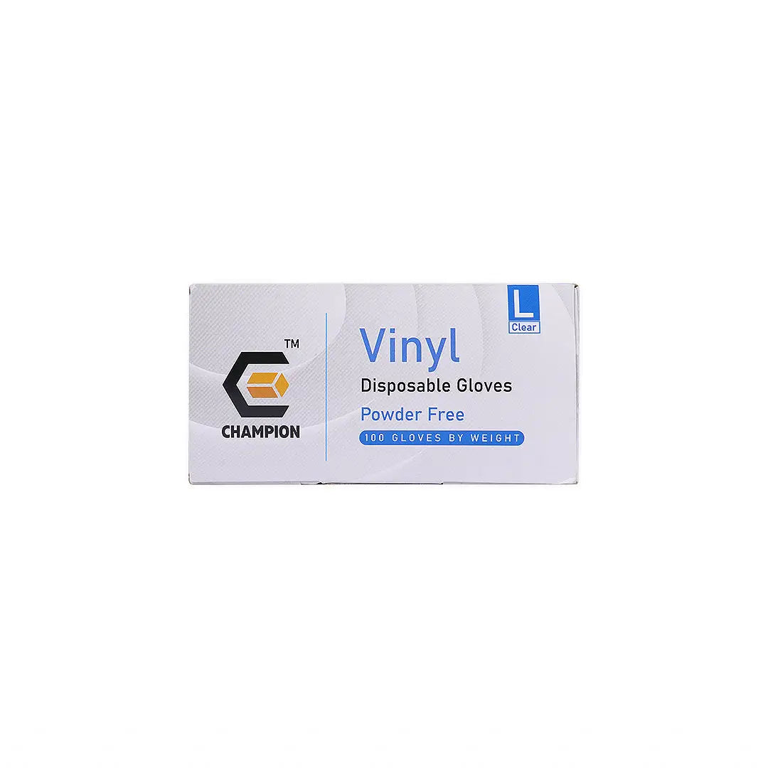 Gloves Vinyl 100pcs-L
