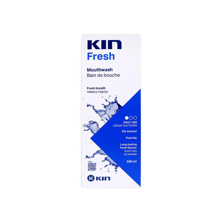 47297-KIN Fresh Breath Mouthwash 500ml +7
