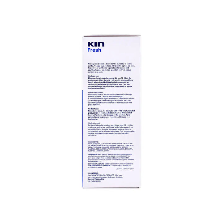 47297-KIN Fresh Breath Mouthwash 500ml +5