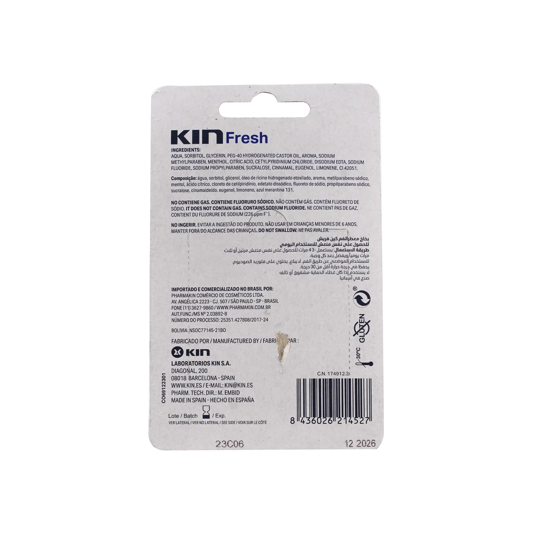 KIN Fresh Mouth Spray 10ml