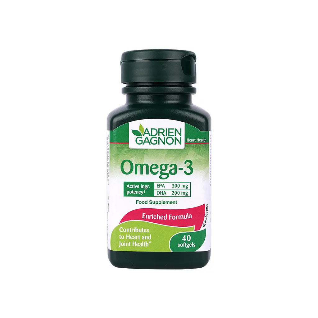 Adrien Gagnon Omega 3 Enriched Formula 40 Softgels