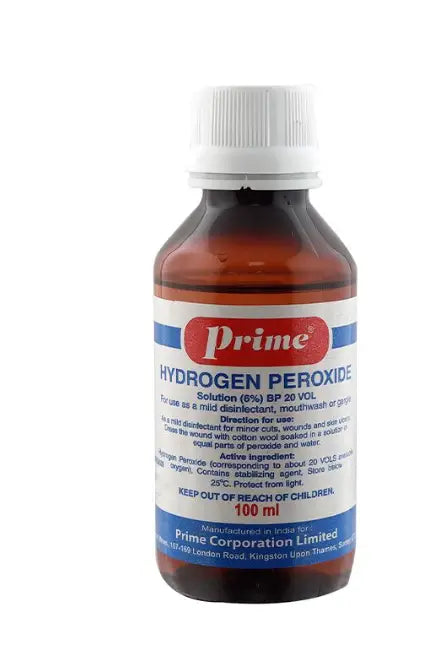 Prime Hydrogen Peroxide Solution Bp 100Ml