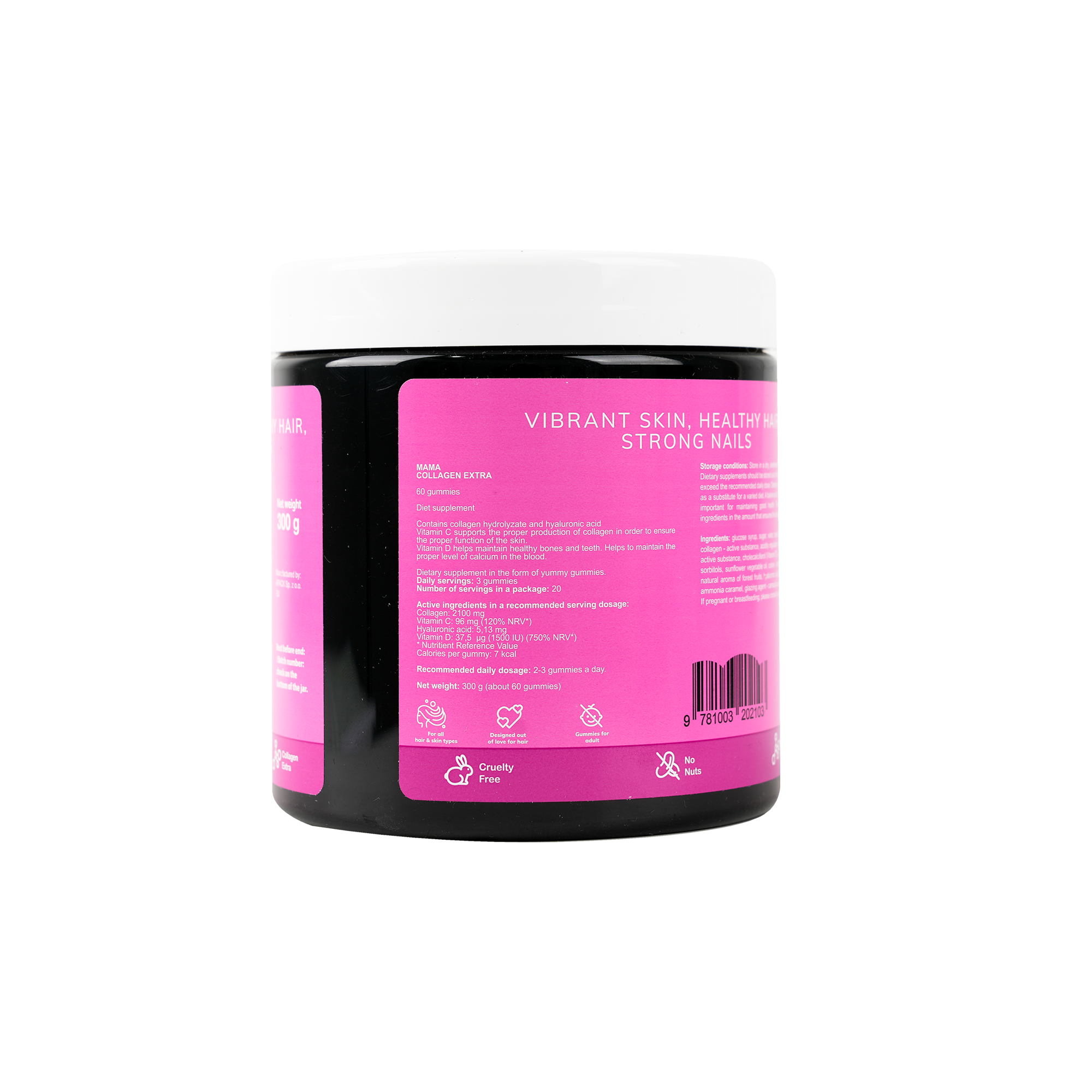 FIT 4 LIFE COLLAGEN EXTRA MAMA 300G-60GUMMIES