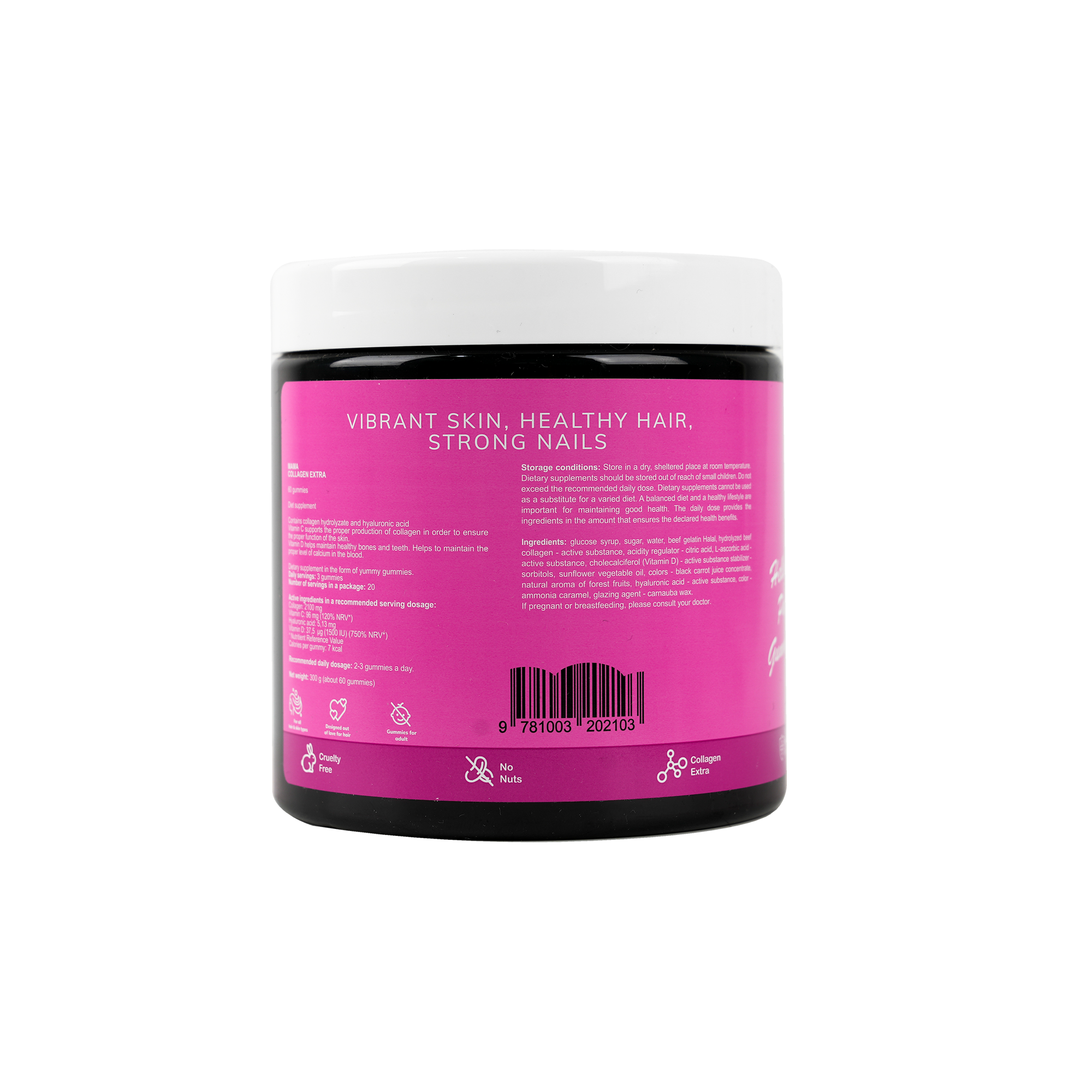 FIT 4 LIFE COLLAGEN EXTRA MAMA 300G-60GUMMIES