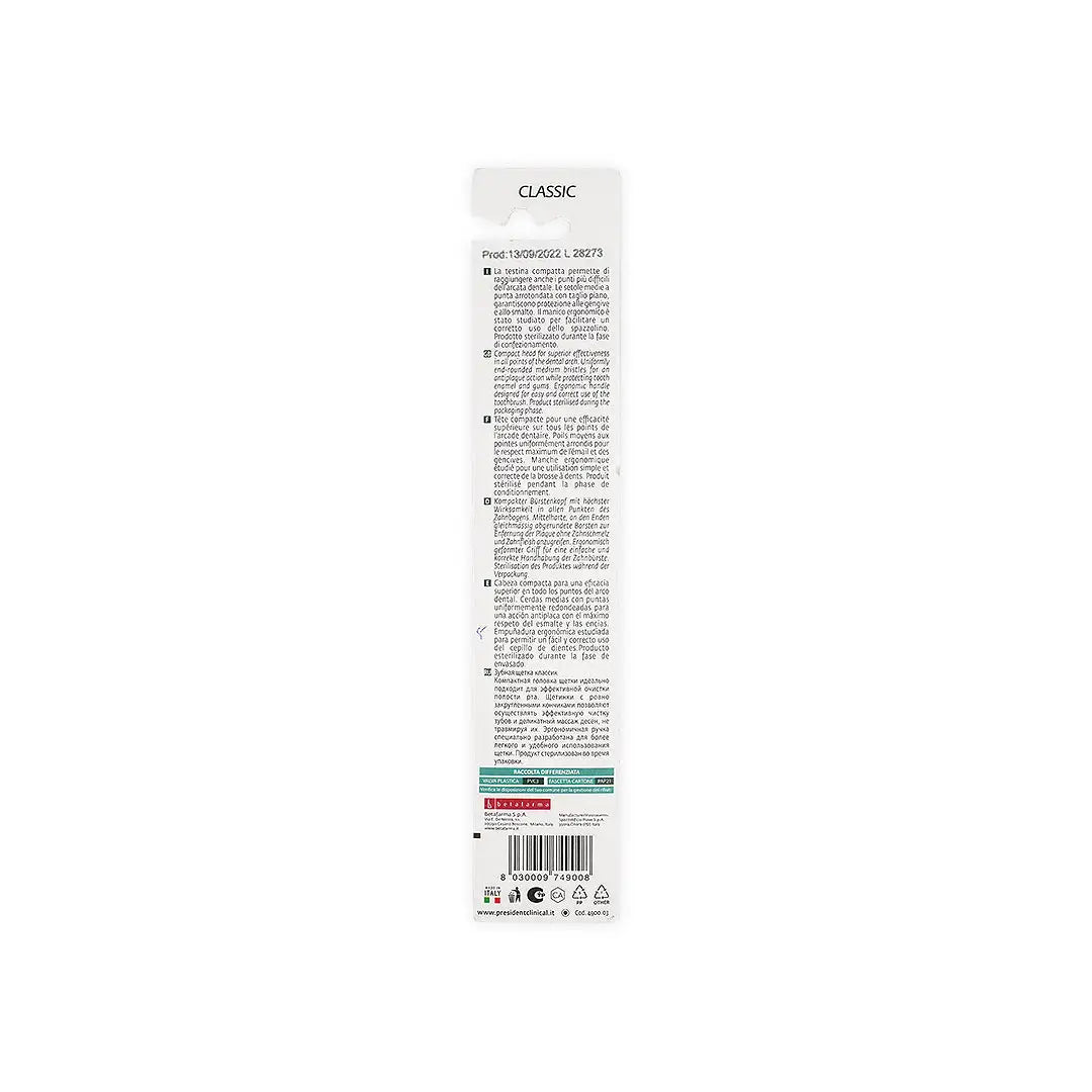 47359-President Classic Medium Toothbrush +1