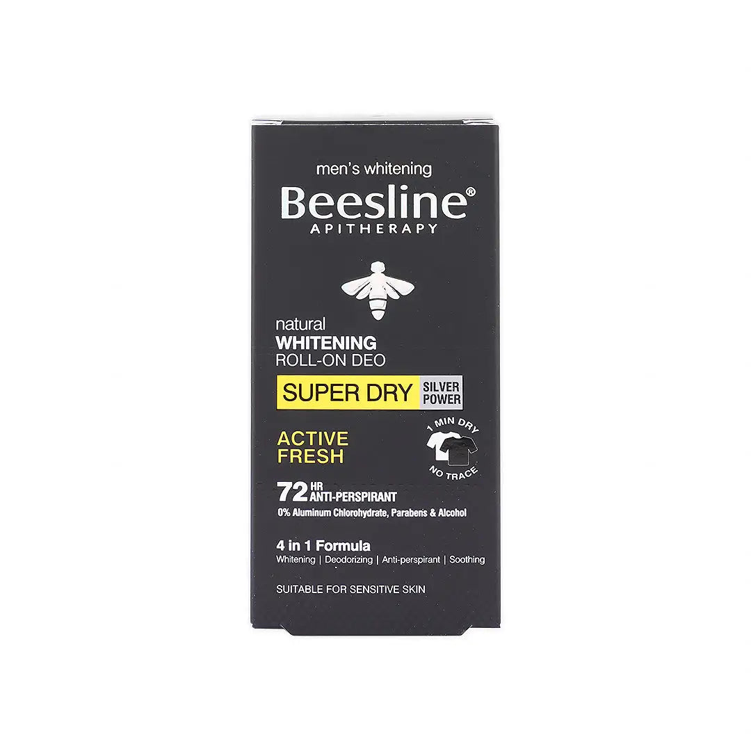 47372-Beesline Men Whitening Roll-On Deo 72H Active Fresh 50Ml +1