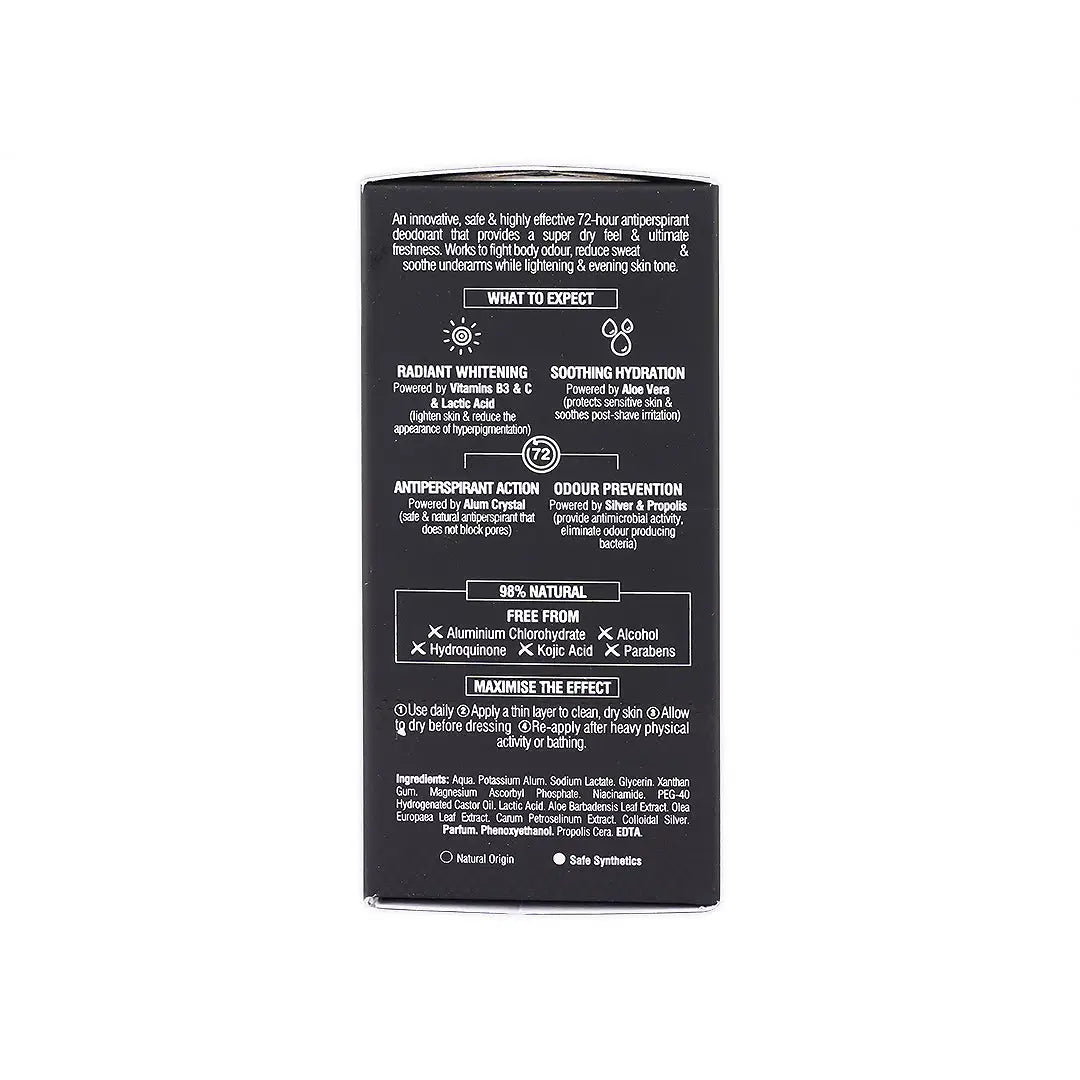 47372-Beesline Men Whitening Roll-On Deo 72H Active Fresh 50Ml +4
