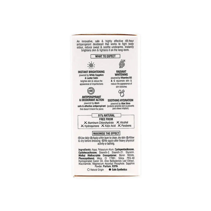 47373-Beesline Whitening Roll-On Deo 48H Instant White+Vit C 50Ml +3