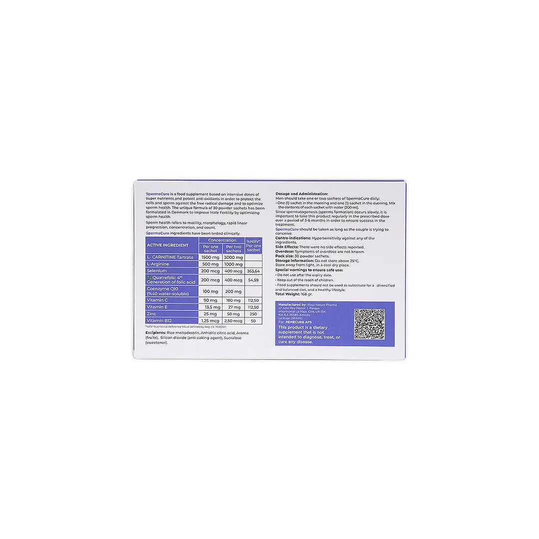 47374-Spermacure 30 Powder Sachets +3