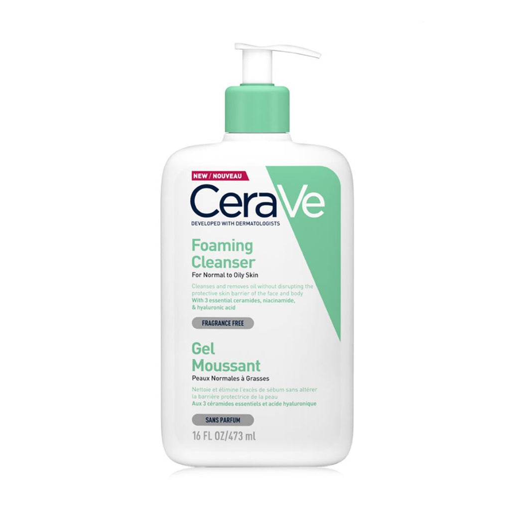 CERAVE FOAMING CLEANSER GEL MOUSSANT 473ML
