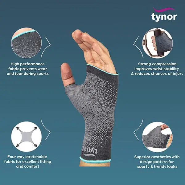 47412-Tynor Wrist Support Urban-E17 S +1