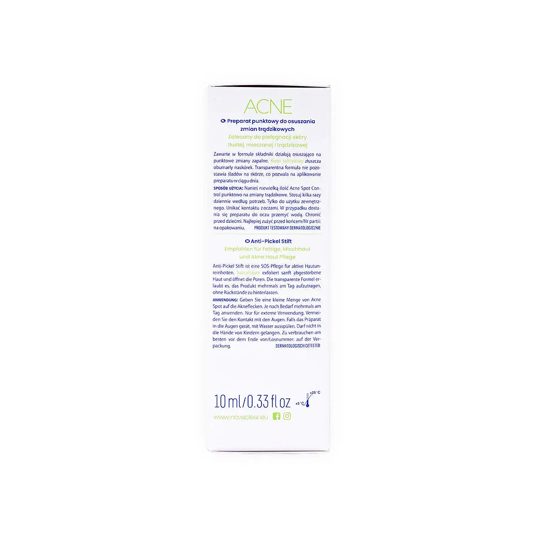 47420-Novaclear Acne Spot Control Cream 10Ml +5