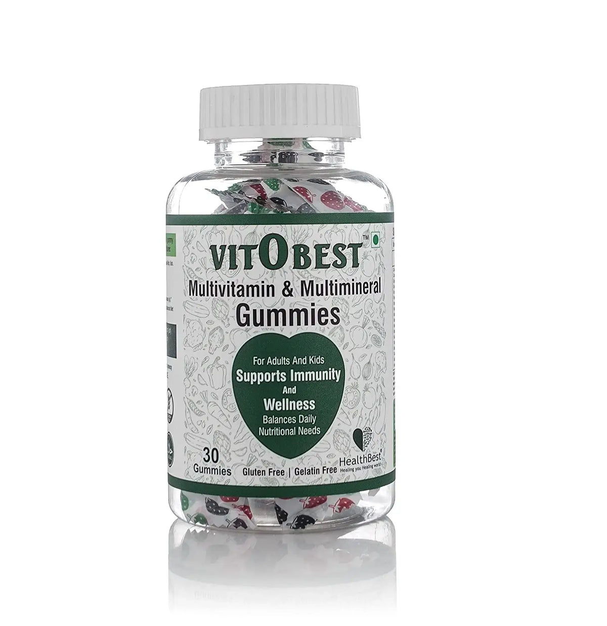 47439-Vitobest Multivitamin Kids & Adults 30 Gummies