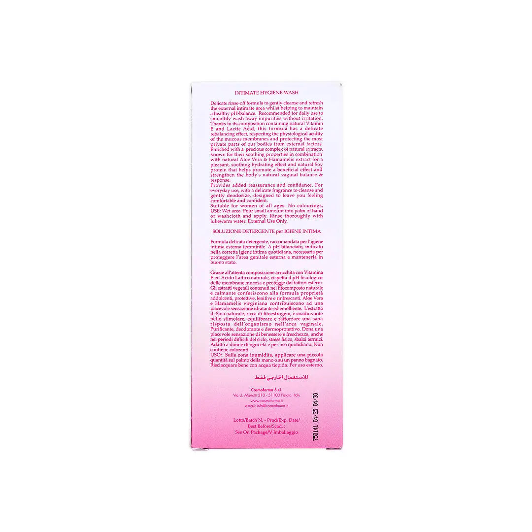 Cosmo Natural Femme Hygiene Intimate Wash 250Ml
