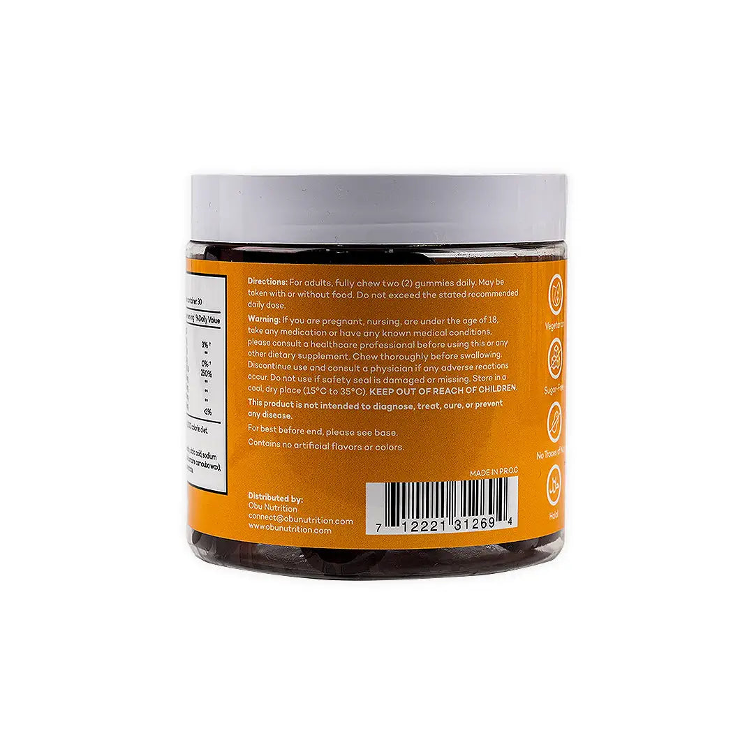 47458-OBU Vitamin D3 Peach Flavor 60 Gummies +2