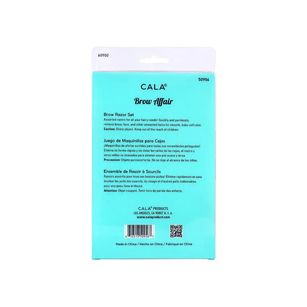 Cala Face Brow Razor 6Pcs Set