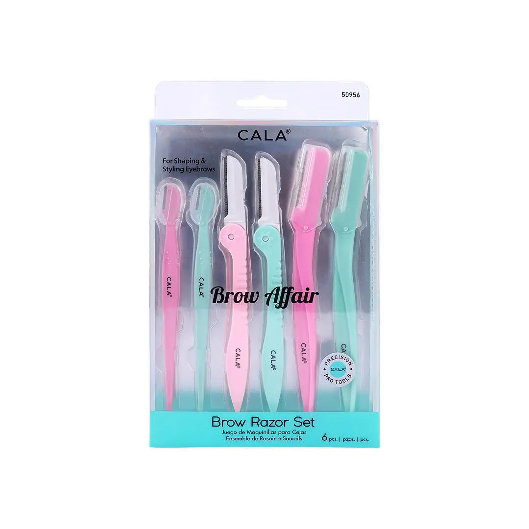 Cala Face Brow Razor 6Pcs Set