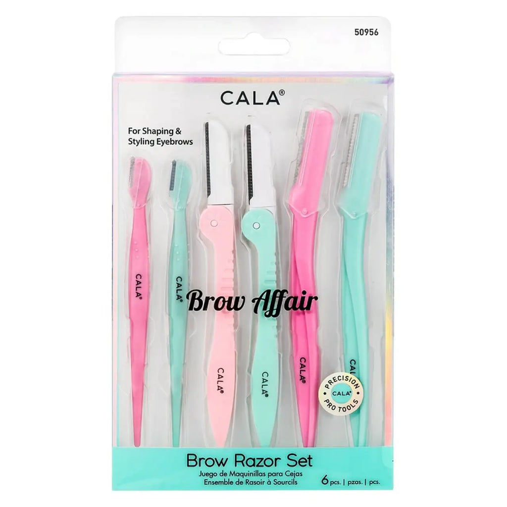 Cala Face Brow Razor 6Pcs Set 50956