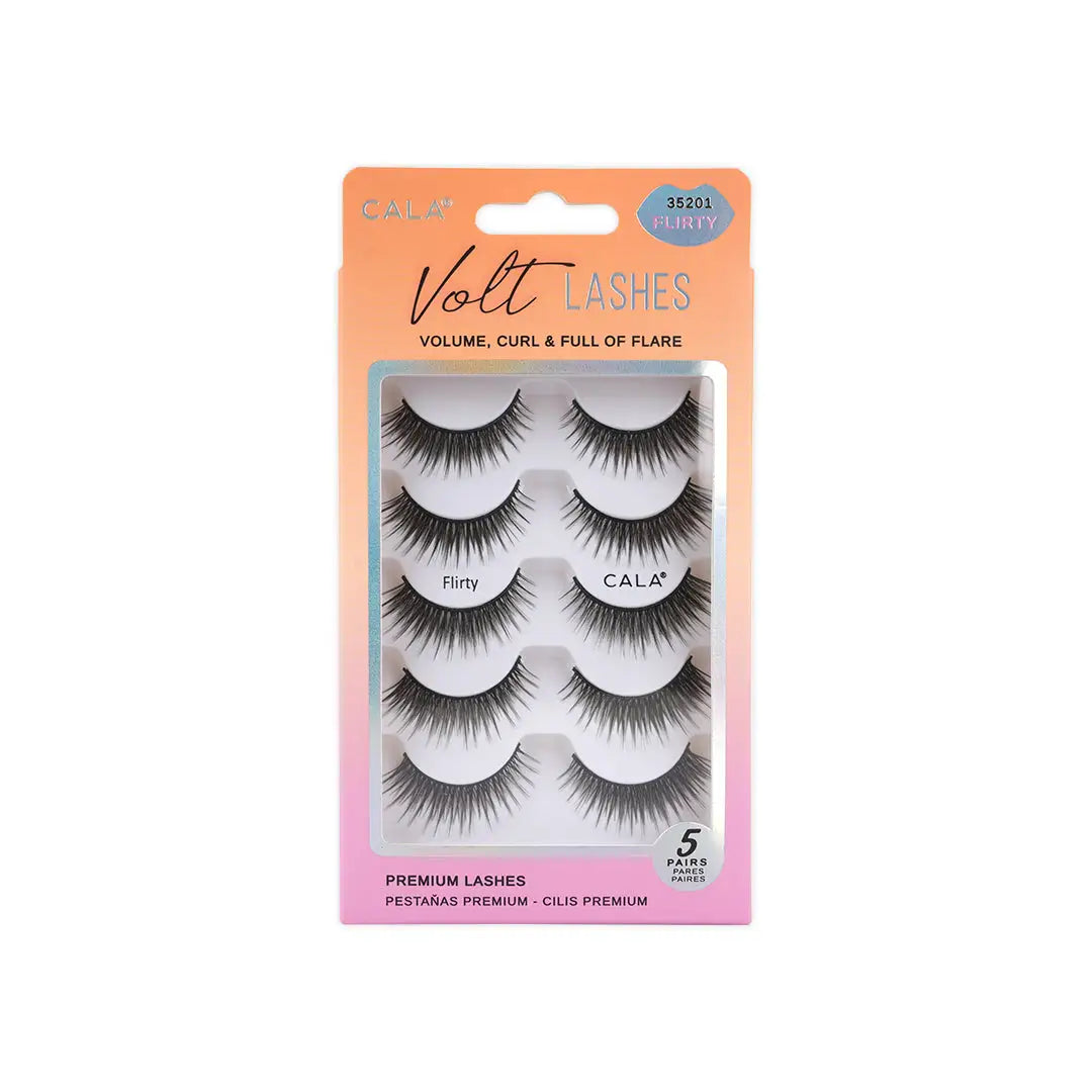 47488-Cala Eye Lashes Volt Premium 5 Pairs Flirty