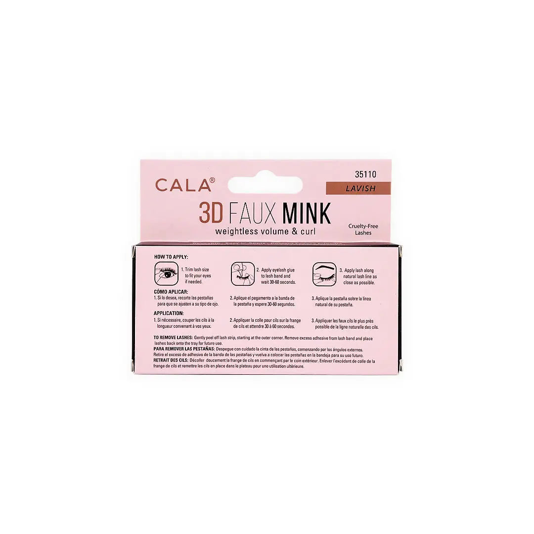 Cala Eye Lashes 3D Faux Mink Lavish