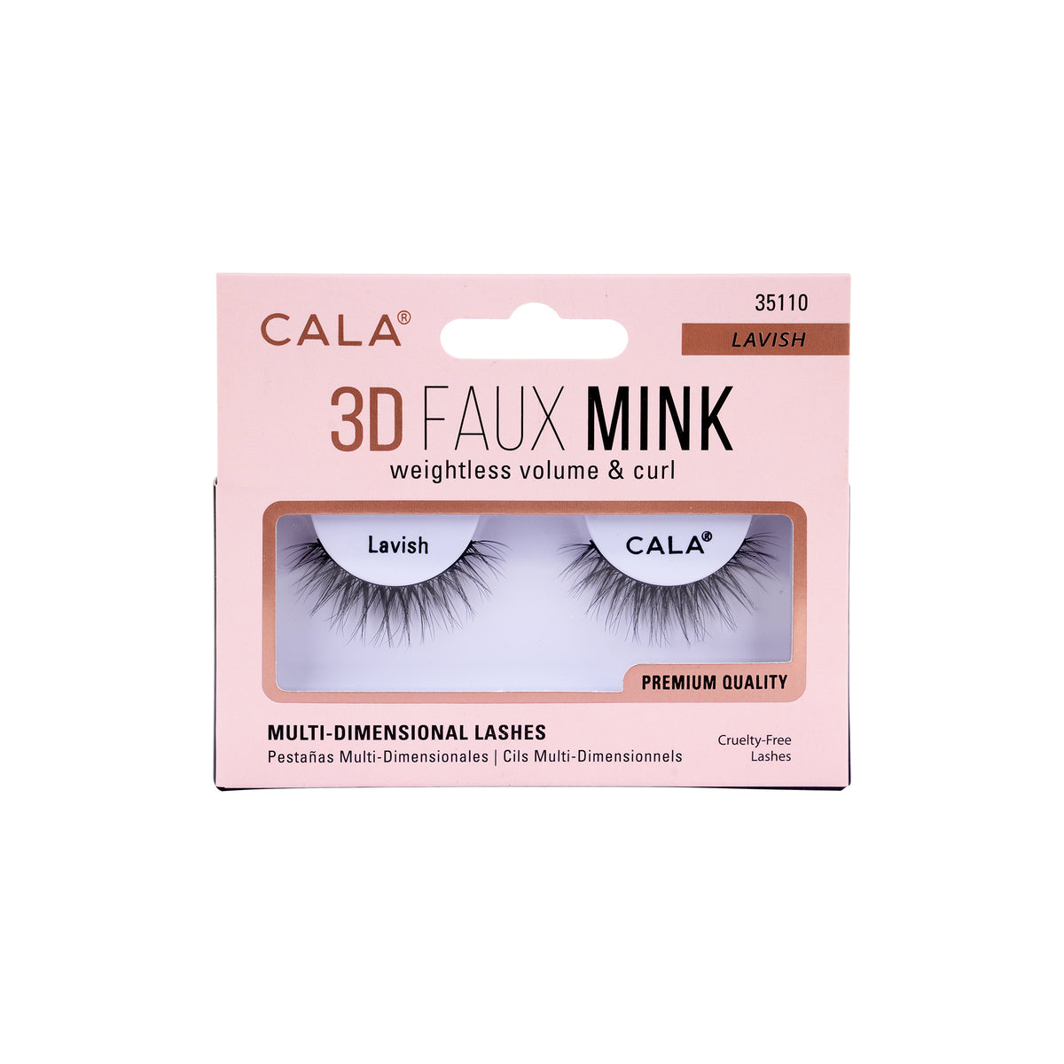 47490-Cala Eye Lashes 3D Faux Mink Lavish