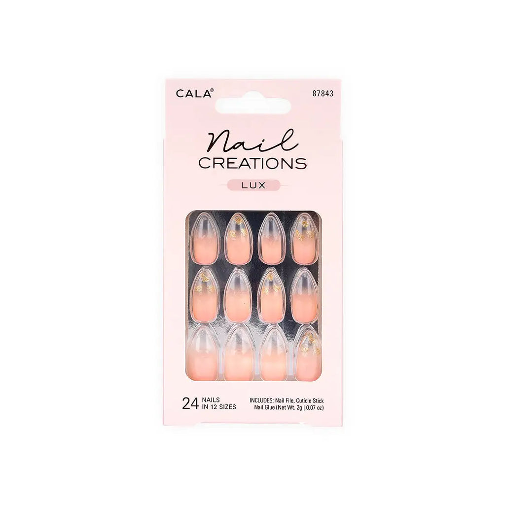 Cala Nail Creations Lux Clear Tip 24 Nails