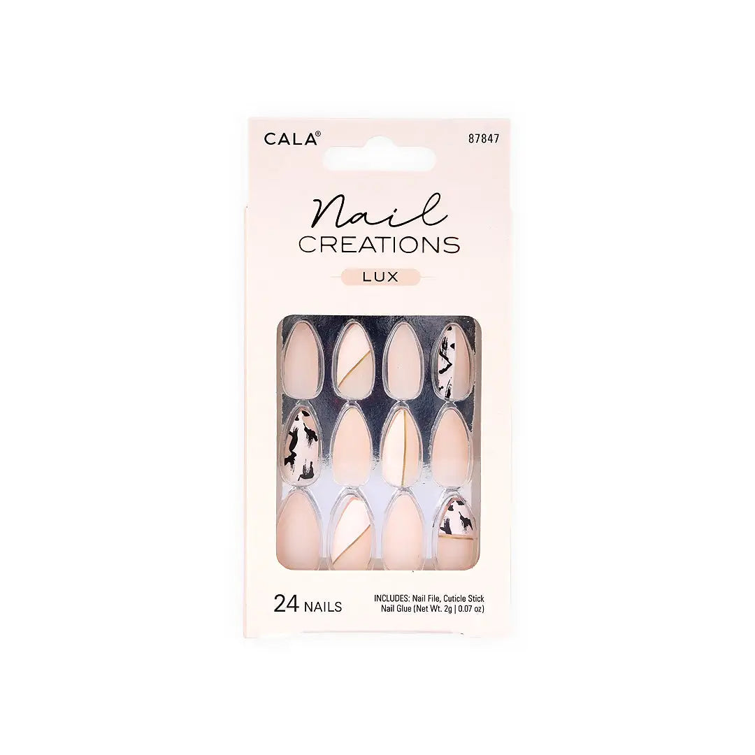 47493-Cala Nail Creations Lux Abstract 24 Nails