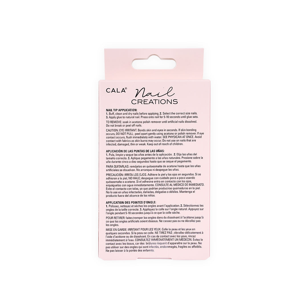 Cala Nail Creations Express Matte Pink 24 Nails