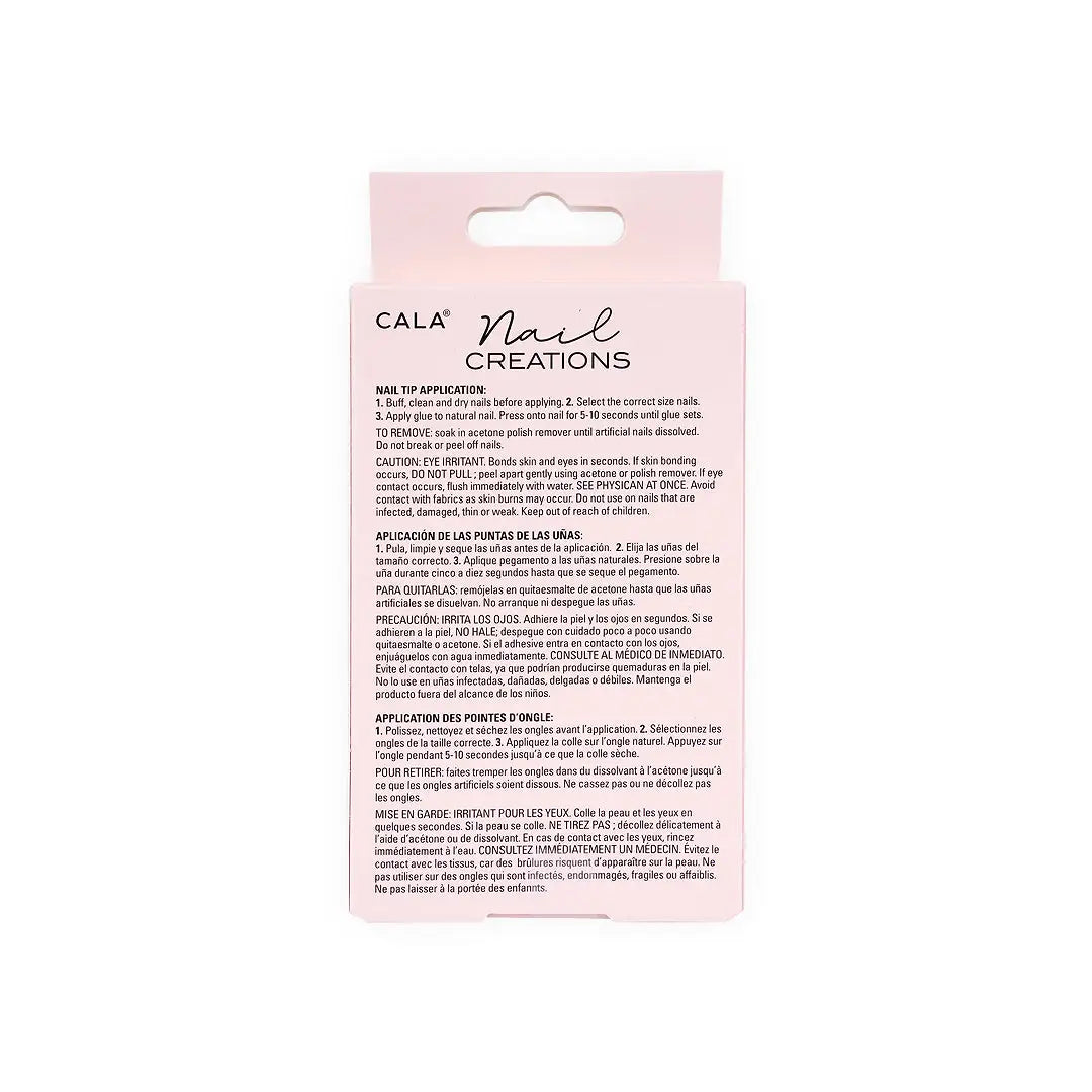 Cala Nail Creations Express Matte Pink 24 Nails