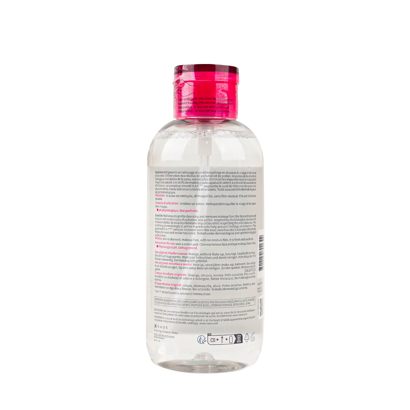 BIODERMA SENSIBIO H2O PUMP 850ML