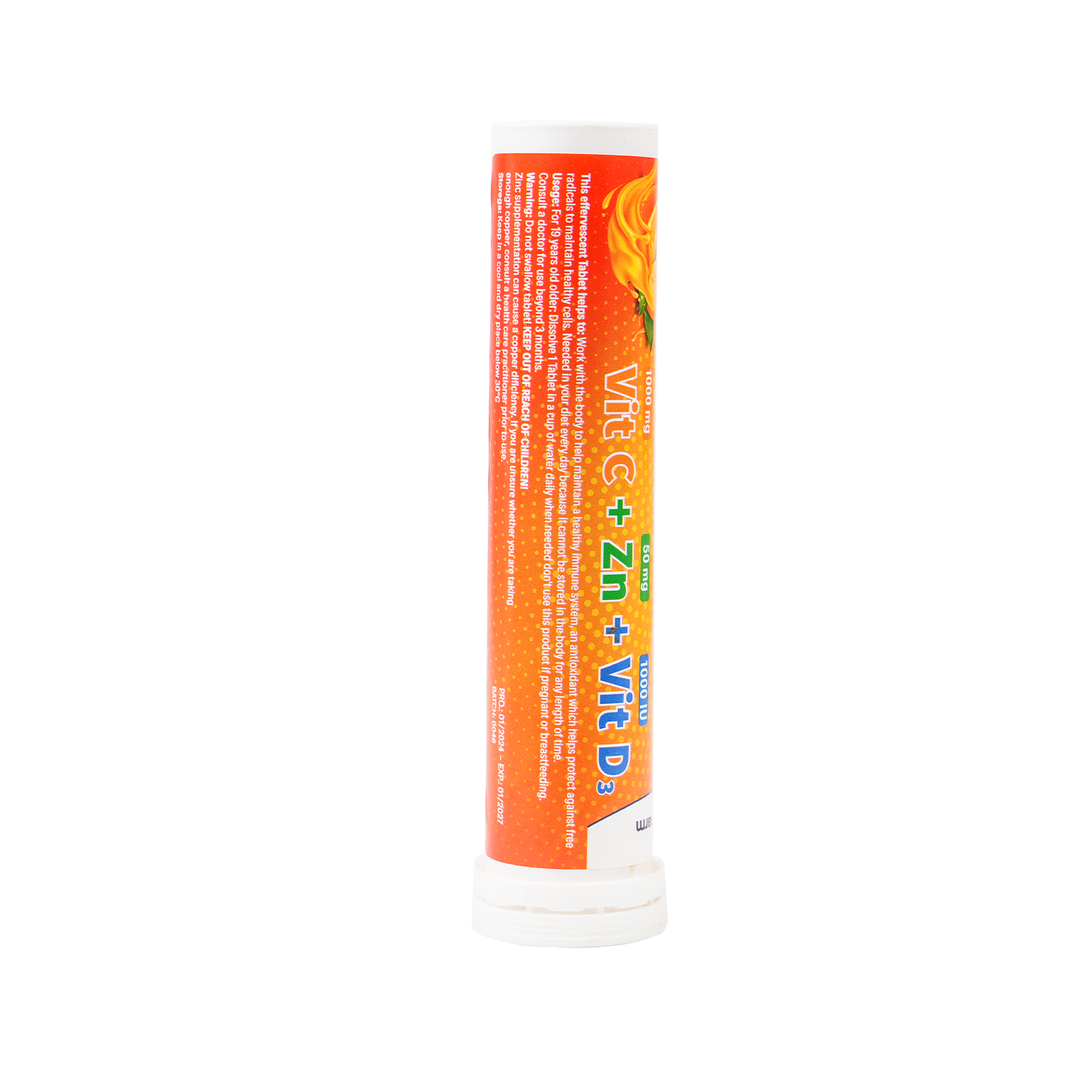 VITA PLUS VIT C+ZN+VIT D3 20 EFFERVESCENT