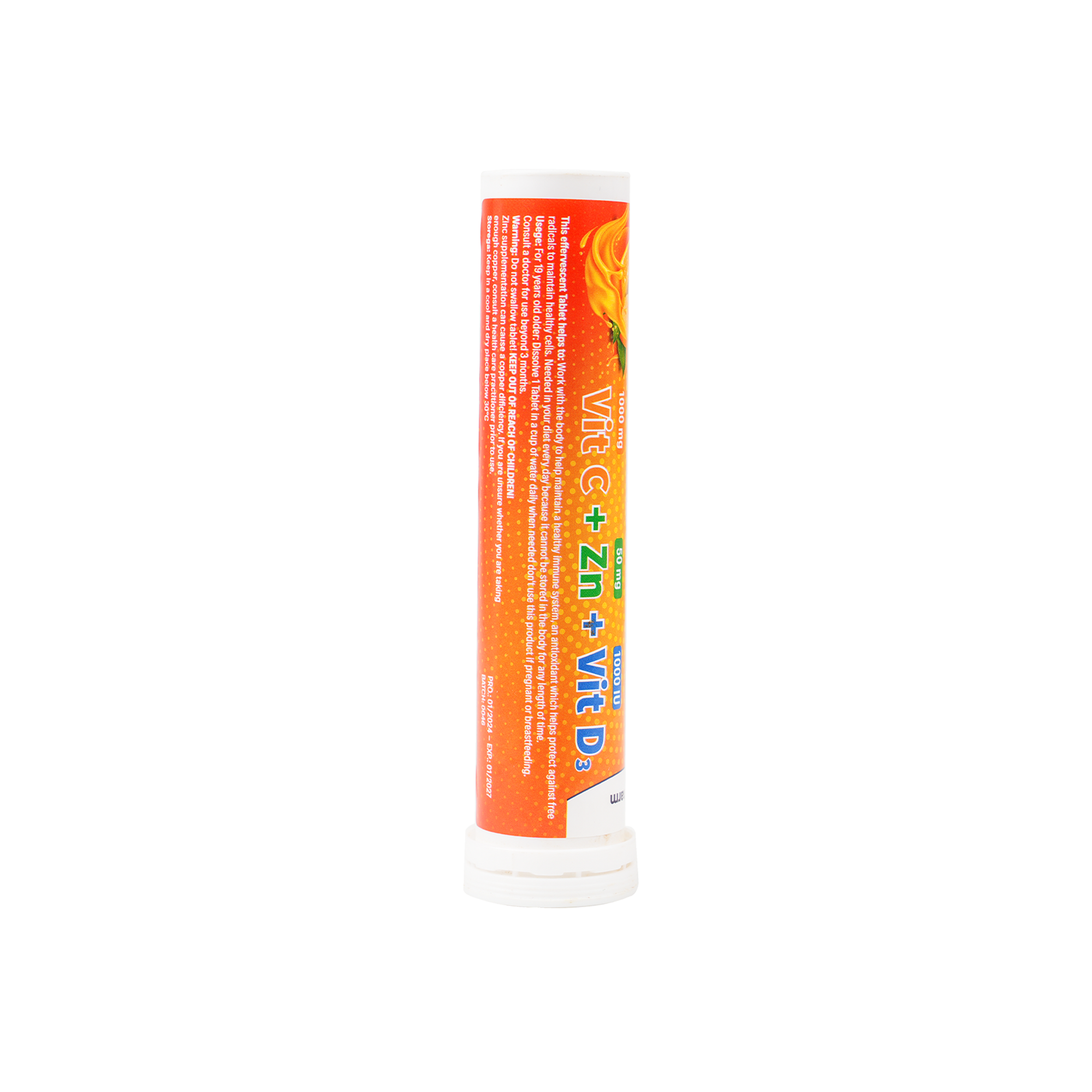 VITA PLUS VIT C+ZN+VIT D3 20 EFFERVESCENT