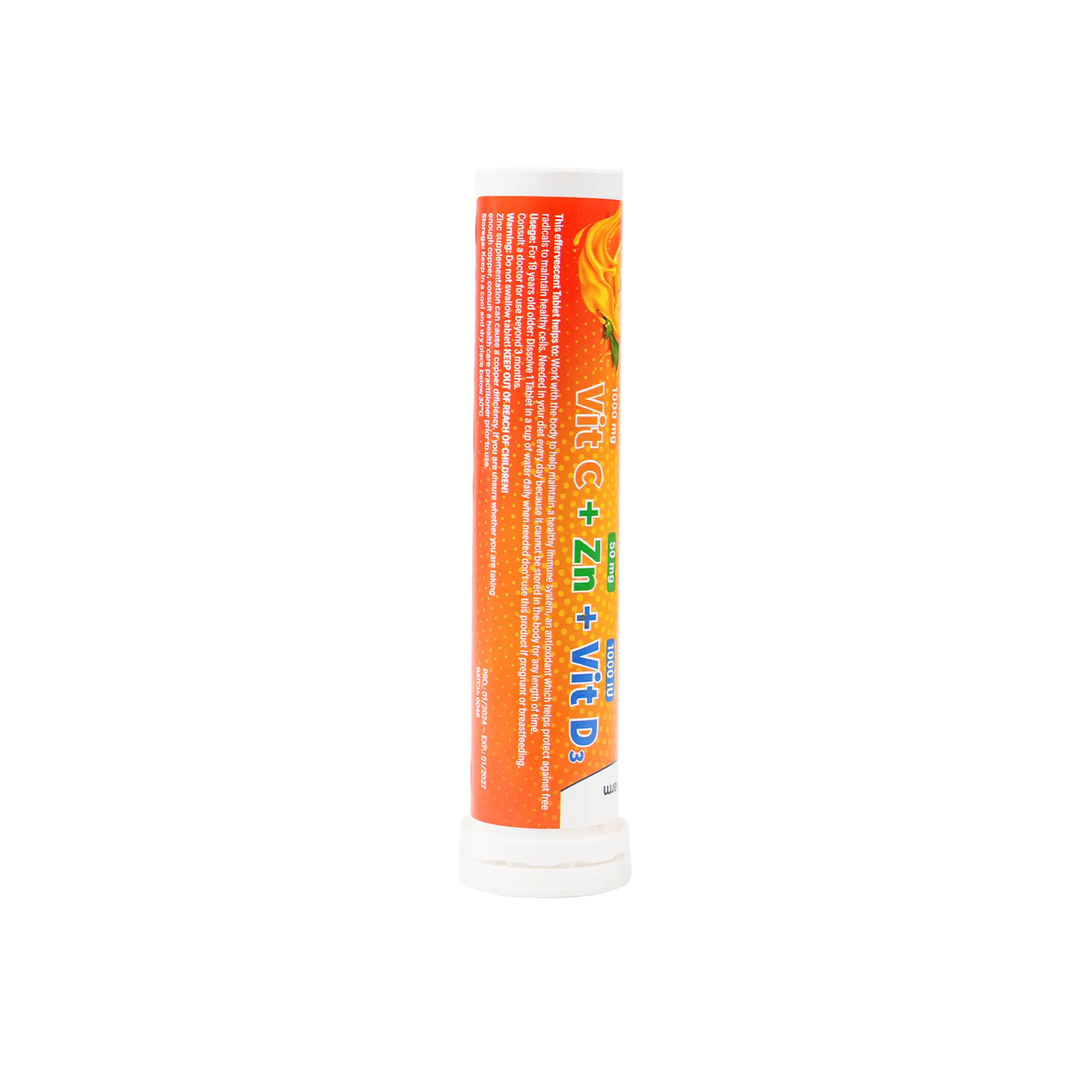 47520-Vita Plus Vit C+Zn+Vit D3 20 Effervescent +1