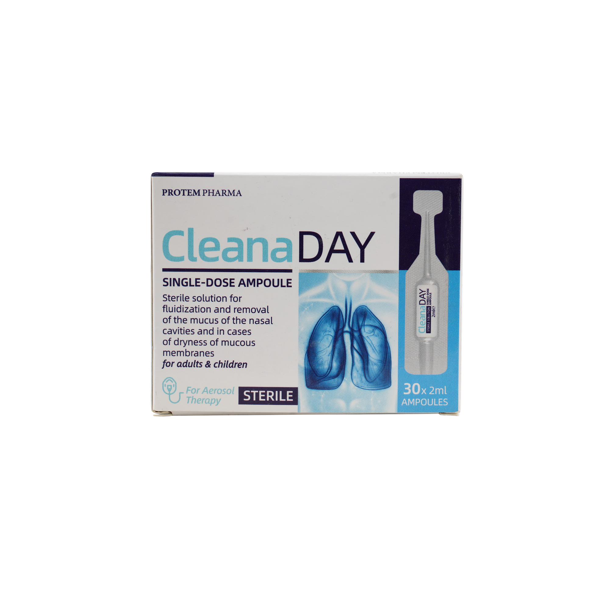 PROTEM PHARMA CLEANA DAY SOLUTION 2ML X 30AMPOULE