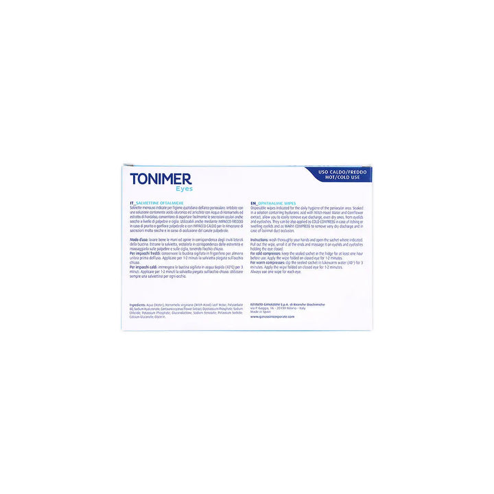 47536-Tonimer Eye Ophthalmic 16 Wipes +3
