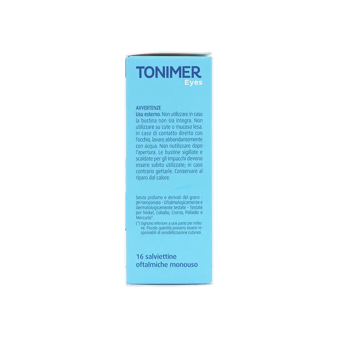 47536-Tonimer Eye Ophthalmic 16 Wipes +2