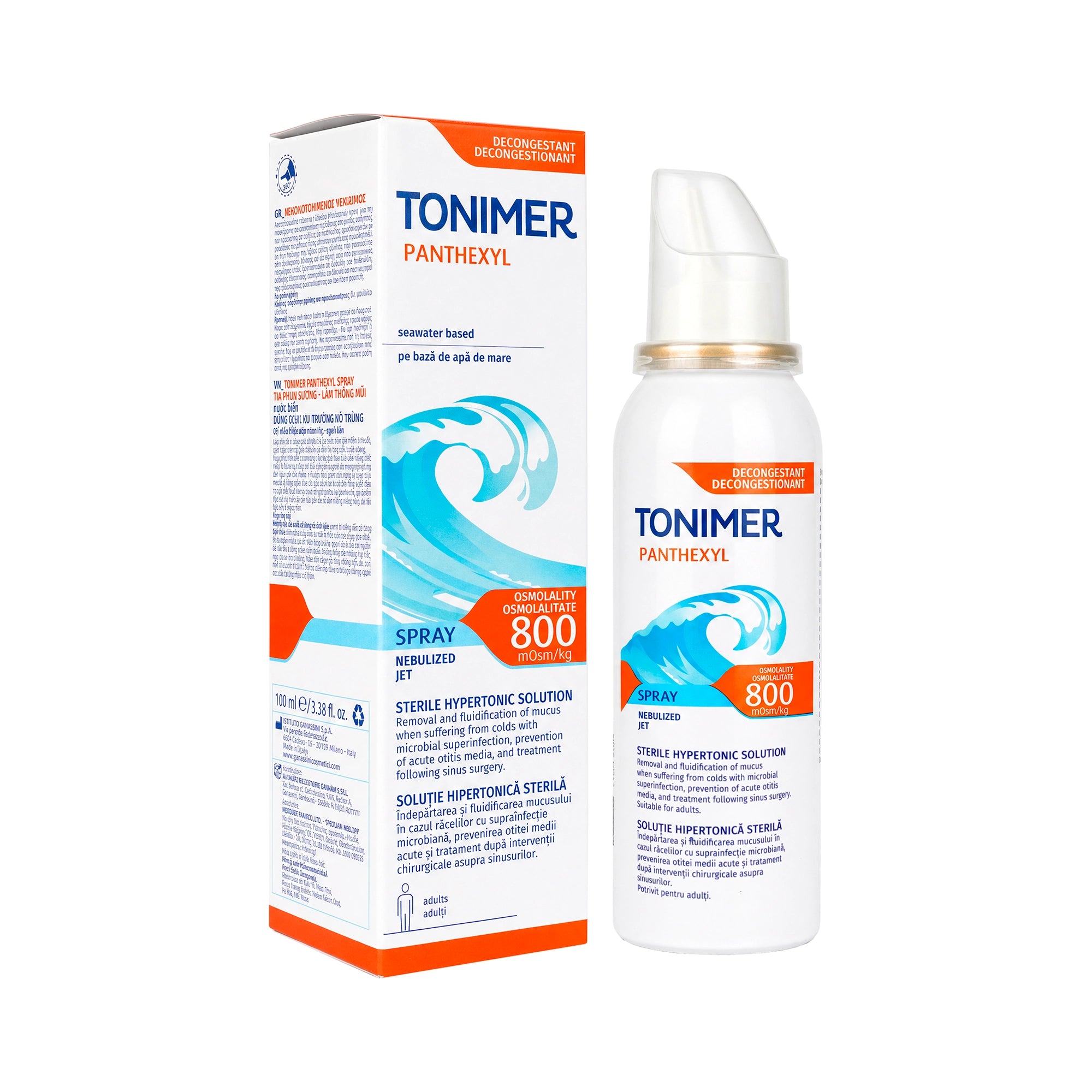 47537-Tonimer Panthexyl 800 Mosm/Kg Hypertonic Spray 100ml +5