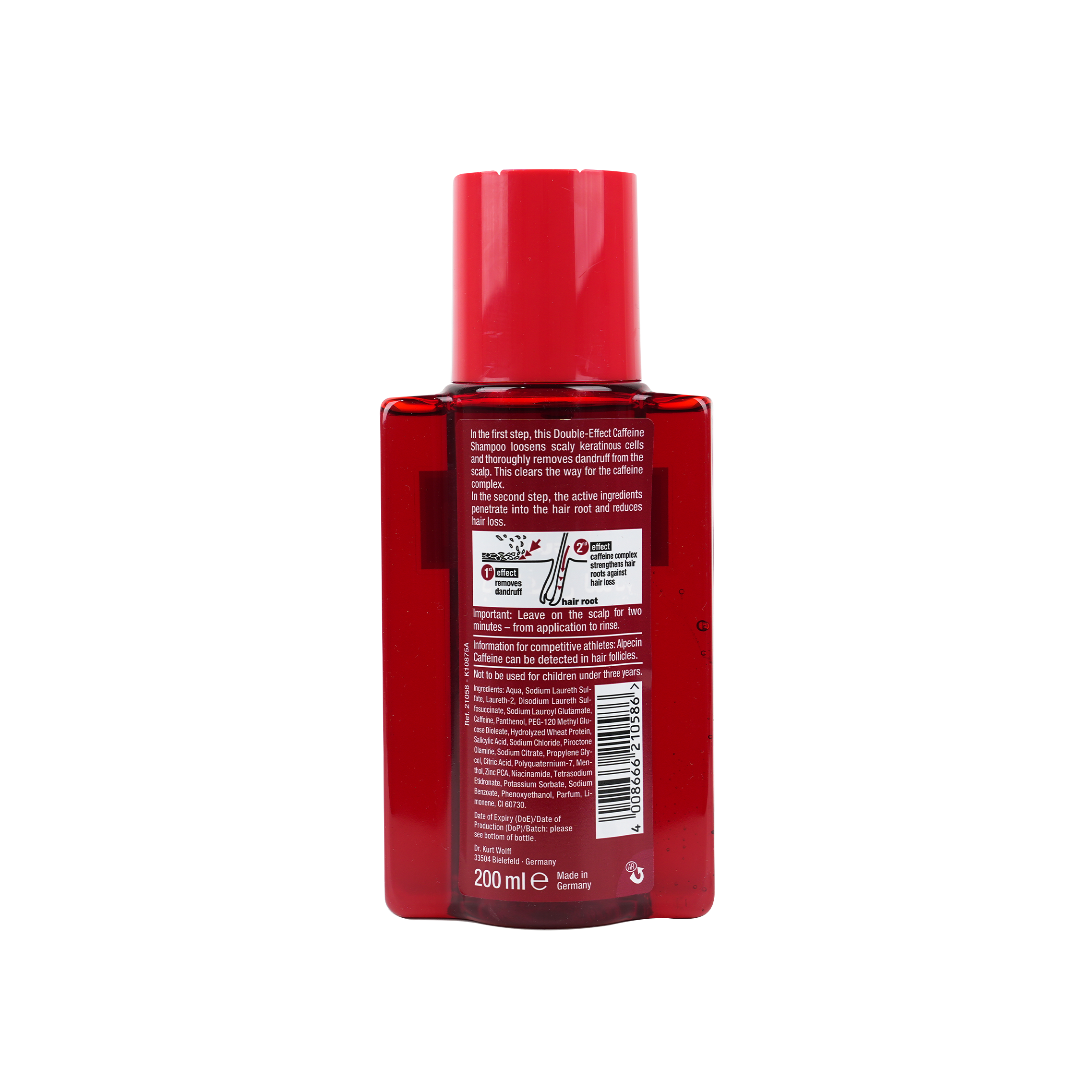 ALPECIN DOUBLE EFFECT CAFFEINE SHAMPOO 200ML