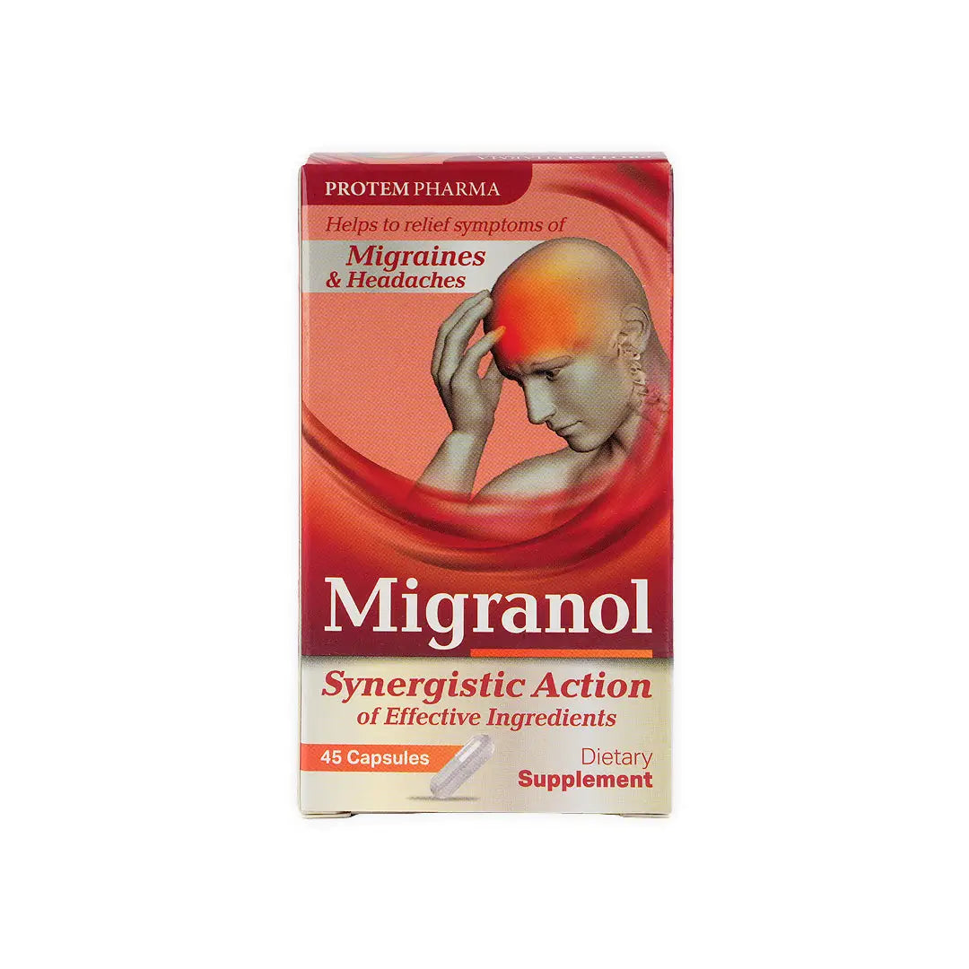 PROTEM PHARMA MIGRANOL 45 CAPSULES