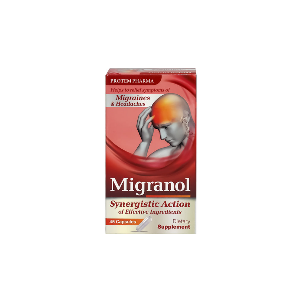 PROTEM PHARMA MIGRANOL 45 CAPSULES