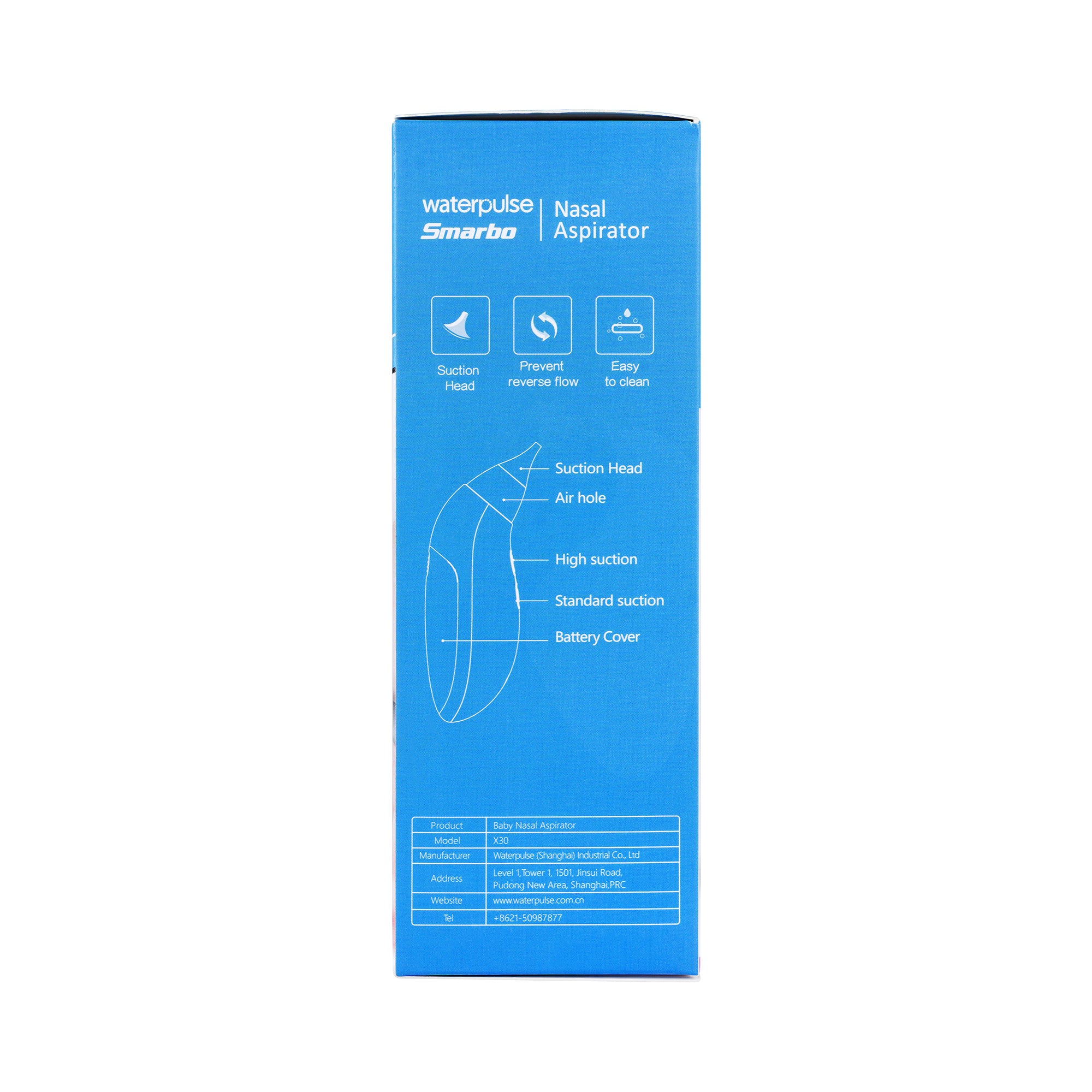 47558-Smarbo Waterpulse Nasal Aspirator Blue +4
