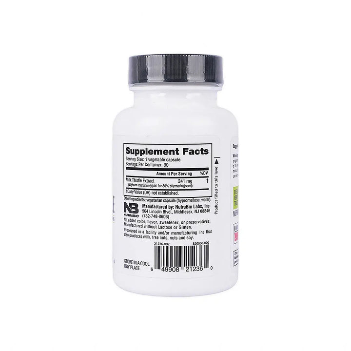 47569-Nutrabio Milk Thistle 241Mg 90Cap +2