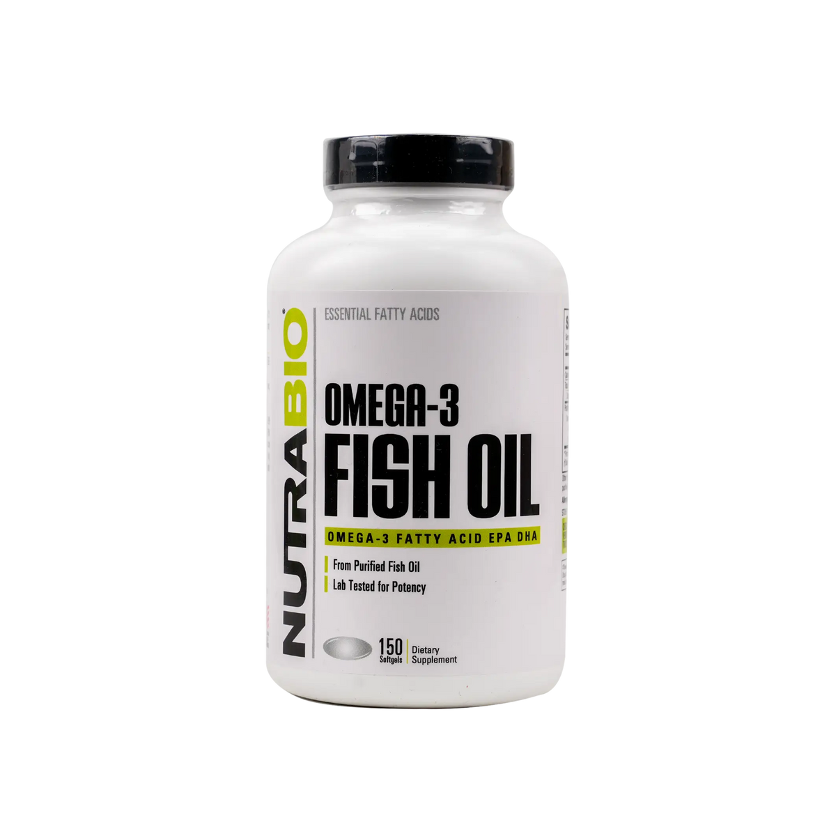 47570-Nutrabio Omega-3 Fish Oil 150Cap