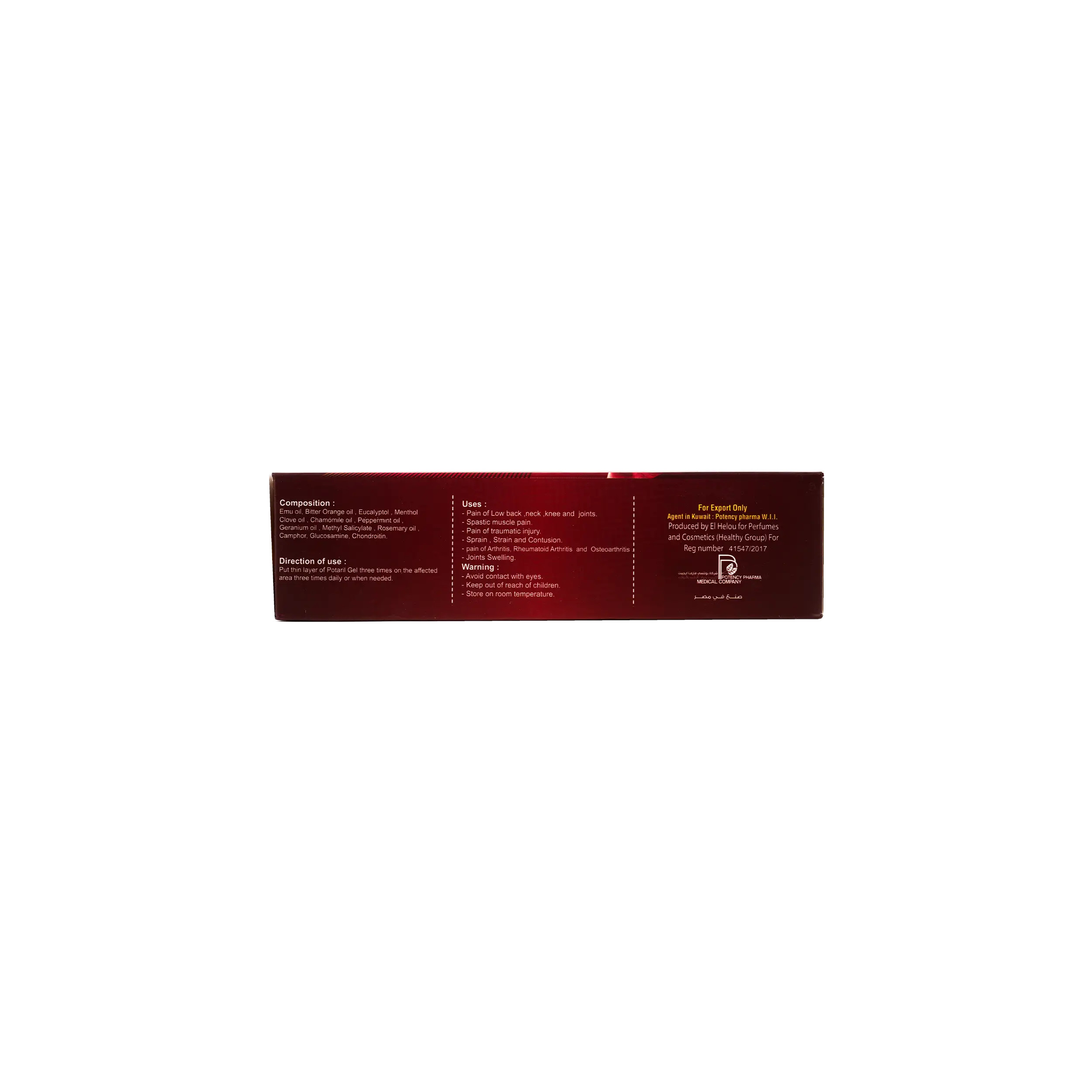 Potaril Gel 100Gm